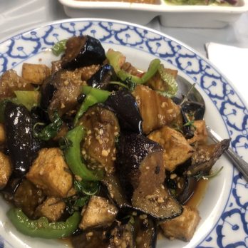 Komol Thai Restaurant - Stir-Fried Eggplant with Black Bean Sauce - Vegetarian Near Me - Las Vegas, Nevada Komol Thai Restaurant - Stir-Fried Eggplant with Black Bean Sauce - Vegetarian Near Me - Las Vegas, Nevada