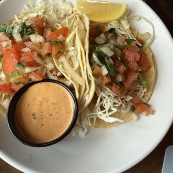 West End Bar & Grill - Spicy shrimp tacos - American Near Me - Cambria, California West End Bar & Grill - Spicy shrimp tacos - American Near Me - Cambria, California