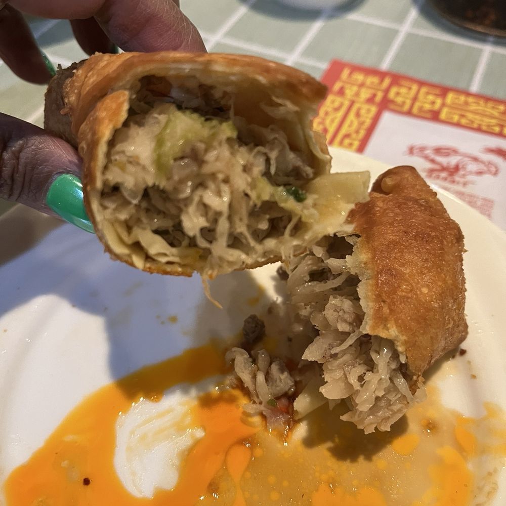 China Town Restaurant - Inside of egg roll - Chinese Near Me - Morton Grove, Illinois China Town Restaurant - Inside of egg roll - Chinese Near Me - Morton Grove, Illinois