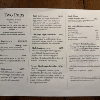 Two Pups Coffee - Menu - Cafes Near Me - Dublin, D Two Pups Coffee - Menu - Cafes Near Me - Dublin, D