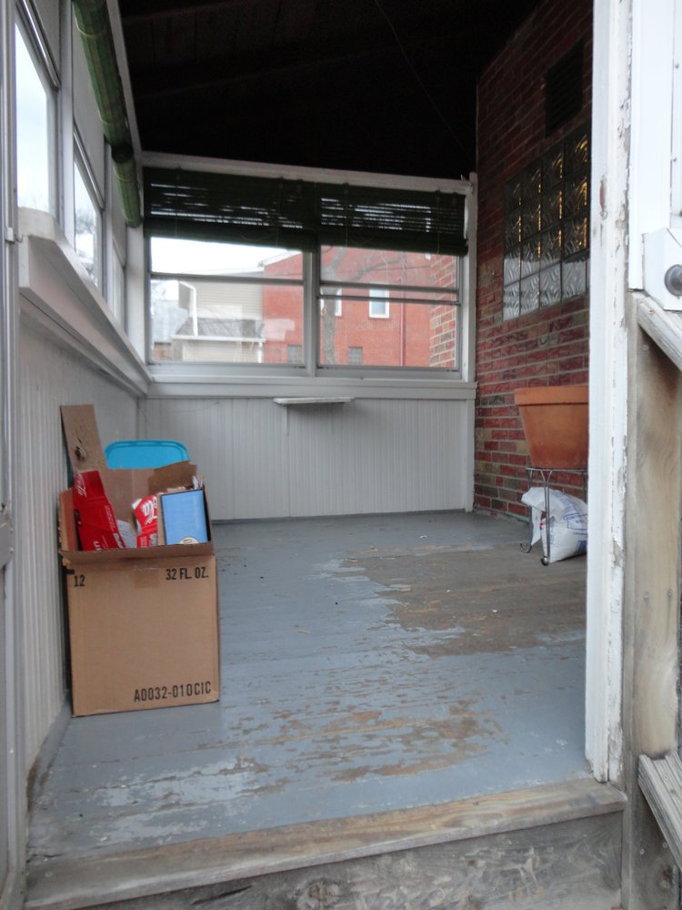 Mudroom before