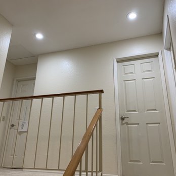 All Conducting Electric - He added two recessed lights and removed the old outdated dim single lamp on this hallway. - Electricians Near Me - San Bernardino, California All Conducting Electric - He added two recessed lights and removed the old outdated dim single lamp on this hallway. - Electricians Near Me - San Bernardino, California
