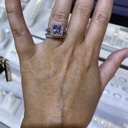 Greenleaf Diamonds - My brand new shiny Aquamarine and diamond rings.