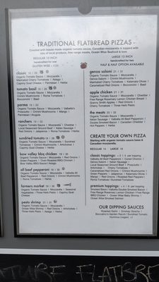 Menu photo 3 Rocky Mountain Flatbread Co Canmore, AB Menu photo 3 Rocky Mountain Flatbread Co Canmore, AB