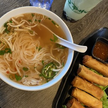 To Pho - Chicken pho, veggie eggrolls, avocado boba - Vietnamese Near Me - Hesperia, California To Pho - Chicken pho, veggie eggrolls, avocado boba - Vietnamese Near Me - Hesperia, California