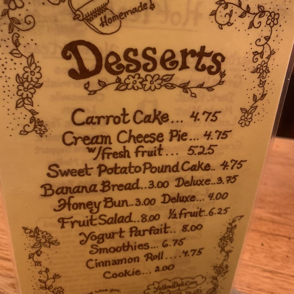 The Yellow Deli - Dessert menu - Desserts Near Me - Ithaca, New York