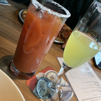 Yard House - Mimosa and Bloody Mary - New American Near Me - Concord, California
