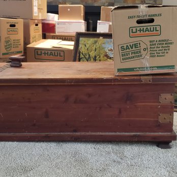 Flex - Damaged cedar chest, scratches and 2 legs were broken - Self Storage Near Me - Miami, Florida