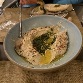 Aegean - Hummus.  Really healthy size portion. - Mediterranean Near Me - Santa Barbara, California