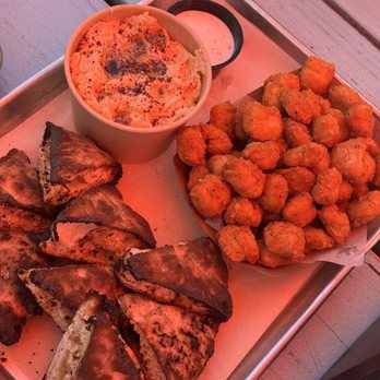 Radiant Beer Co. - Hummus and chicken bites - Breweries Near Me - Anaheim, California