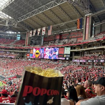 State Farm Stadium - Don't get the popcorn, stale. - Stadiums & Arenas Near Me - Glendale, Arizona State Farm Stadium - Don't get the popcorn, stale. - Stadiums & Arenas Near Me - Glendale, Arizona