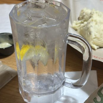 Chili's - I most always have water with lemon  This was never past 1/2 empty - Tex-Mex Near Me - Layton, Utah