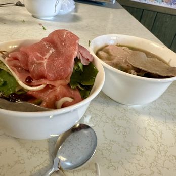 Noodle House - With tax. $22. Large beef pho two spring rolls two fried rolls. Sauce is perfect. Tons of meat. Tons of sprouts and herbs. Amazing. - Vietnamese Near Me - Grand Island, Nebraska