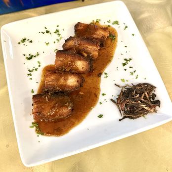 Blanc - Porkbelly- my dining partner, had it and loved it - French Near Me - Fort Myers, Florida Blanc - Porkbelly- my dining partner, had it and loved it - French Near Me - Fort Myers, Florida