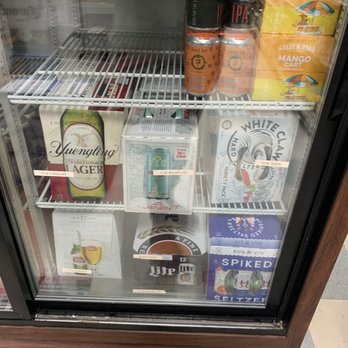Apollo Beach Liquors - a cooler with a variety of drinks - Beer, Wine & Spirits Near Me - Apollo Beach, Florida