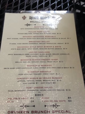 Menu photo 6 Ninth Ward New York, NY