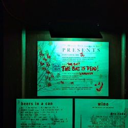 Music Box Theatre Lounge - The Joker took over the Lounge during the week of Batman films ^_^
