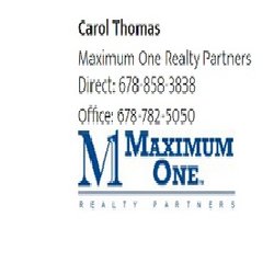 Carol Thomas Maximum One Realty Partners - Contact
