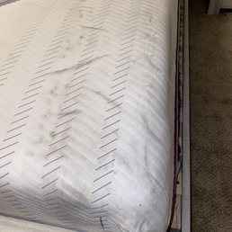 Purple mattress damage