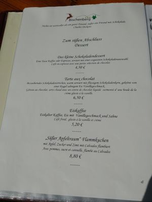Menu photo 2 Gaststätte Bischenberg Sasbachwalden, BW