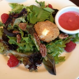Almond Crusted Goat Cheese Salad