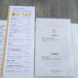 Drink menu and special July 2026 menu Drink menu and special July 2026 menu