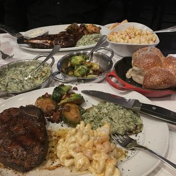 Steak 48 - Alaskan King Crab & Rock Shrimp Mac & Cheese, Roasted Brussels Sprouts**NY Strip* **Bone-In Ribeye* ** - Steakhouses Near Me - Chicago, Illinois Steak 48 - Alaskan King Crab & Rock Shrimp Mac & Cheese, Roasted Brussels Sprouts**NY Strip* **Bone-In Ribeye* ** - Steakhouses Near Me - Chicago, Illinois