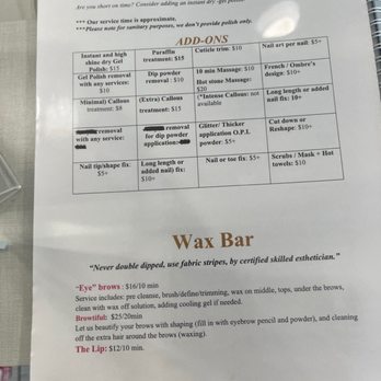 Nailicure - Add on menu - Nail Salons Near Me - Killeen, Texas