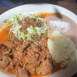 Puerco Con Chile Colorado