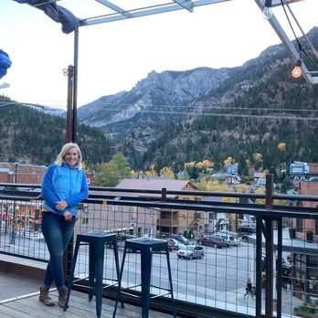 Ouray Brewery - Rooftop view - New American Near Me - Ouray, Colorado Ouray Brewery - Rooftop view - New American Near Me - Ouray, Colorado
