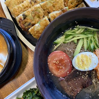 Mom's Tofu House - Seafood pancake, cold noodle soup, mul naeng myeong, japchae - Korean Near Me - Millbrae, California Mom's Tofu House - Seafood pancake, cold noodle soup, mul naeng myeong, japchae - Korean Near Me - Millbrae, California