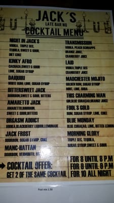 Menu photo 1 Jack's Manchester, XGM