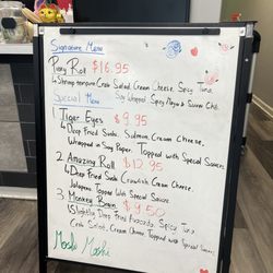 Moshi Moshi Boardman - Signature and Special Menu