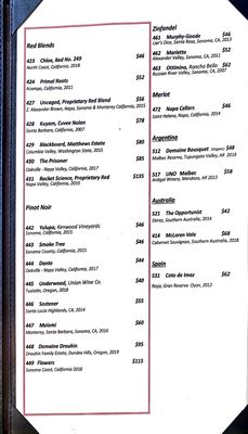 Menu photo 4 Sidewalk Bistro Piermont, NY