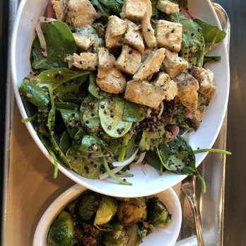 CoreLife Eatery - The salad I had custom made! The Brussels on the side we're terrific! - Salad Near Me - Camp Hill, Pennsylvania