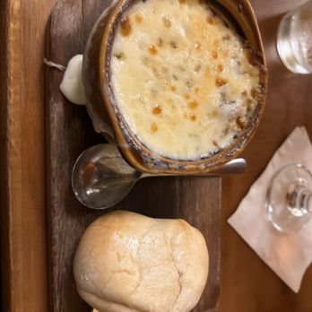 Clementine's - French onion soup. - American Near Me - South Haven, Michigan Clementine's - French onion soup. - American Near Me - South Haven, Michigan