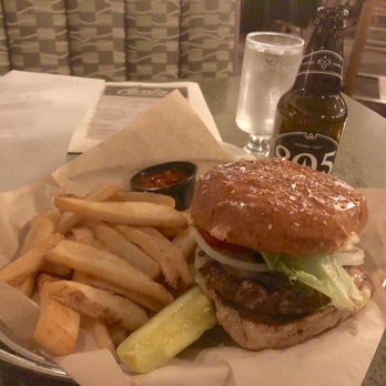Cavalier Coastal Kitchen - Locally-Bred Cheeseburger with French Fries. - American Near Me - San Simeon, California Cavalier Coastal Kitchen - Locally-Bred Cheeseburger with French Fries. - American Near Me - San Simeon, California