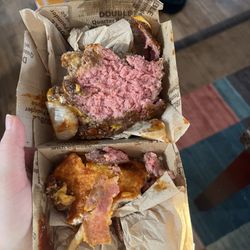 McDonald's - Raw meat, bad service
