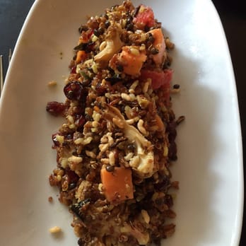 Backstreet Cafe - Salad: Grains, sweet potato, dried cherries, citrus vinaigrette - New American Near Me - Houston, Texas Backstreet Cafe - Salad: Grains, sweet potato, dried cherries, citrus vinaigrette - New American Near Me - Houston, Texas