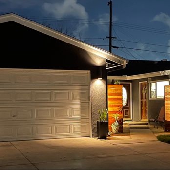 AMR Electric - AMR installed the lights fixtures on either side of the garage and installed receptacles on either side of the walkway. - Electricians Near Me - Stanton, California