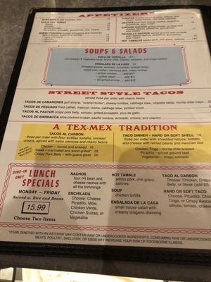 Menu photo 1 Superica Cary, NC Menu photo 1 Superica Cary, NC