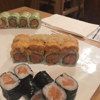 Sushi Taku - Spicy 2-in-1 roll in the middle was my favorite - Japanese Near Me - Chicago, Illinois Sushi Taku - Spicy 2-in-1 roll in the middle was my favorite - Japanese Near Me - Chicago, Illinois