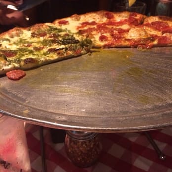 Grimaldi's Pizzeria - Half basil and pepperoni and pepperoni - Pizza Near Me - Gilbert, Arizona Grimaldi's Pizzeria - Half basil and pepperoni and pepperoni - Pizza Near Me - Gilbert, Arizona
