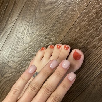 Allure Nails & Spa - Dip and pedicure - Nail Salons Near Me - Petaluma, California