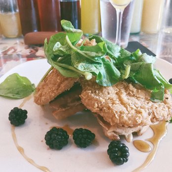 The Fiction Kitchen - Vegan Chicken & Waffles coupled with a glass of mimosa. #ShotoniPhone #VSCOX - Vegan Near Me - Raleigh, North Carolina The Fiction Kitchen - Vegan Chicken & Waffles coupled with a glass of mimosa. #ShotoniPhone #VSCOX - Vegan Near Me - Raleigh, North Carolina
