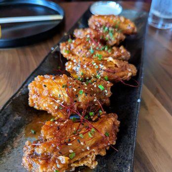 The Moderne - Korean fried chicken wings $12 - Tapas/Small Plates Near Me - Orlando, Florida The Moderne - Korean fried chicken wings $12 - Tapas/Small Plates Near Me - Orlando, Florida