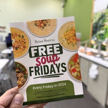Salad Station - FREE SOUP FRIDAYS (at participating locations) - Salad Near Me - Baton Rouge, Louisiana