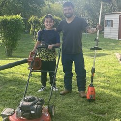 Granados Family Lawn Care - These two guys make a great team!!
