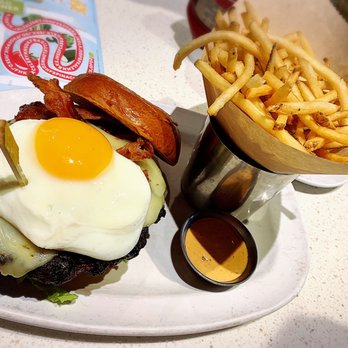 The Counter - 1 pound burger with shoestring fries - Burgers Near Me - Honolulu, Hawaii
