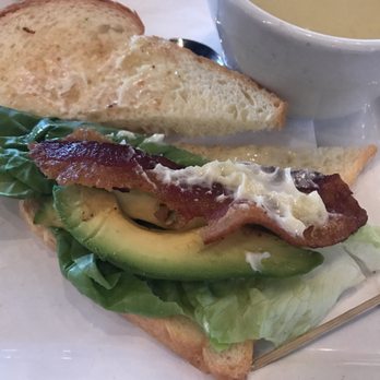 Adair Kitchen - One sad piece of bacon on the Avocado BLT (I got it without the T and subbed garlic aioli for the pesto). - New American Near Me - Houston, Texas Adair Kitchen - One sad piece of bacon on the Avocado BLT (I got it without the T and subbed garlic aioli for the pesto). - New American Near Me - Houston, Texas